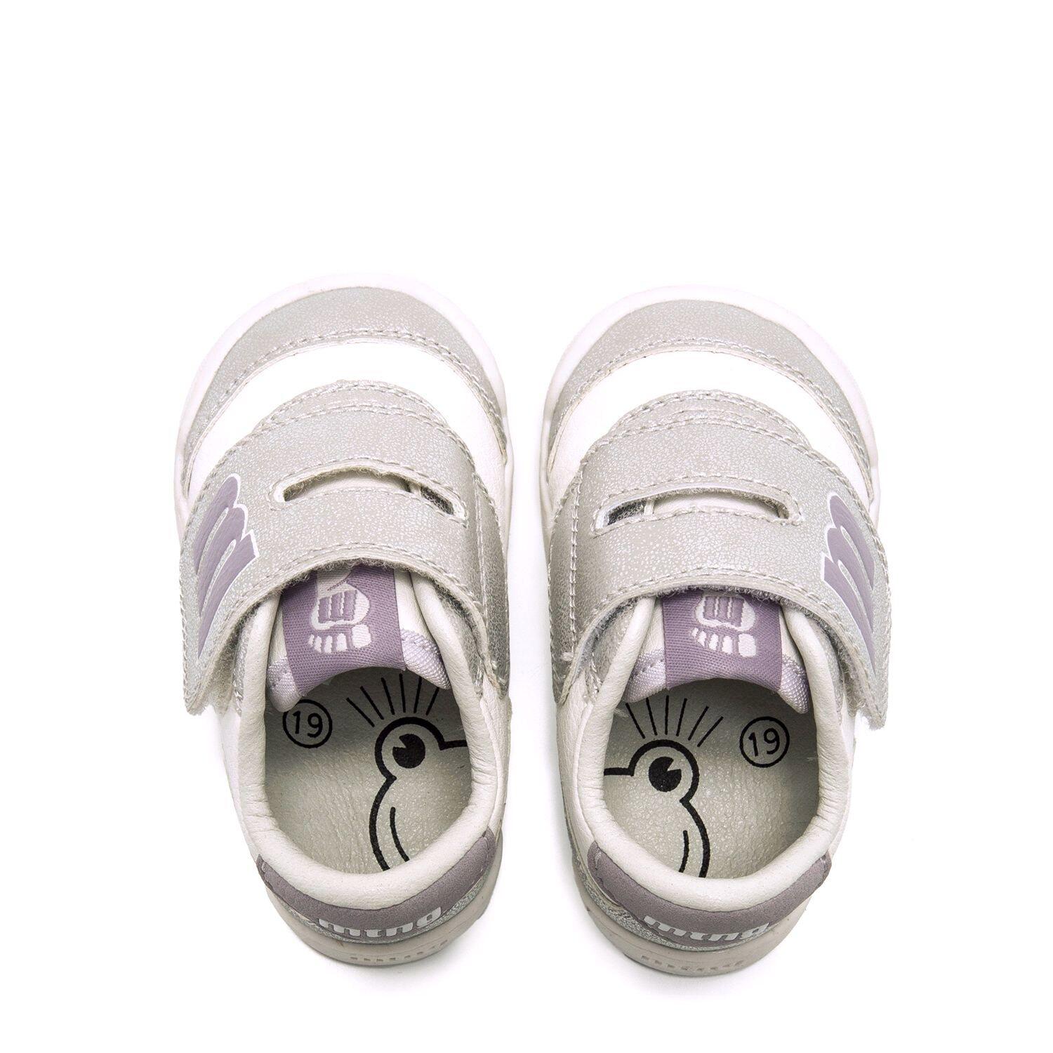 Sneakers barefoot Bambina MTNG KIDS Free baby Argento 6/7