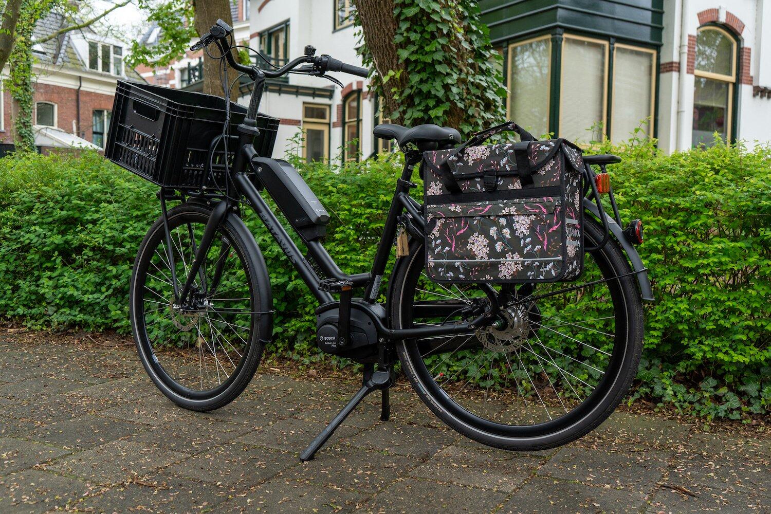 Voltano Voorgevormde Enkele Fietstas / Pakaftas - Pink Elegance - 17L 3/7