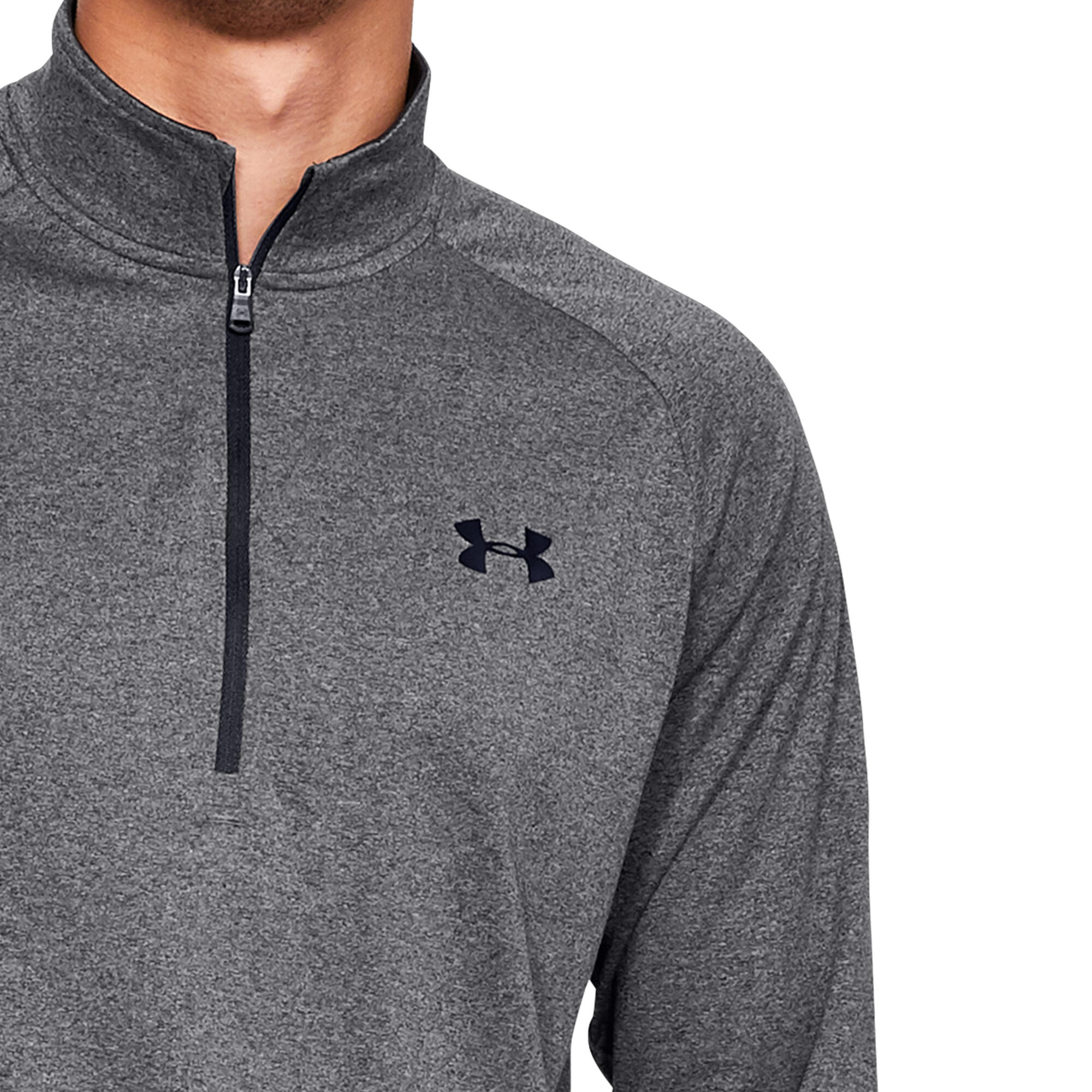 Haut Under Armour Tech 2.0 demi-zip homme gris polyester 5/5
