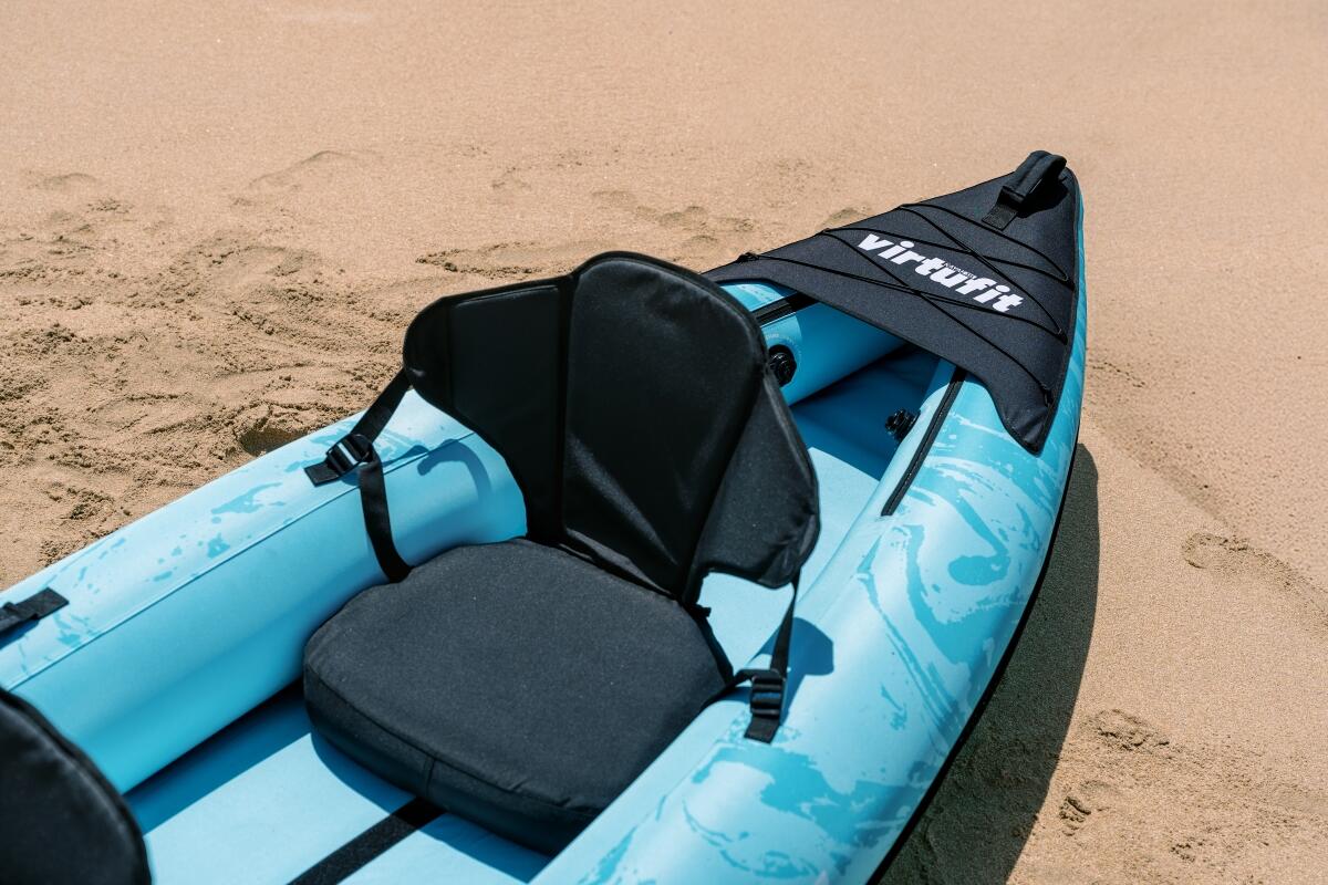 Kayak - Turquoise - Met kayak zitjes en draagtas - 2/3 personen 3/7
