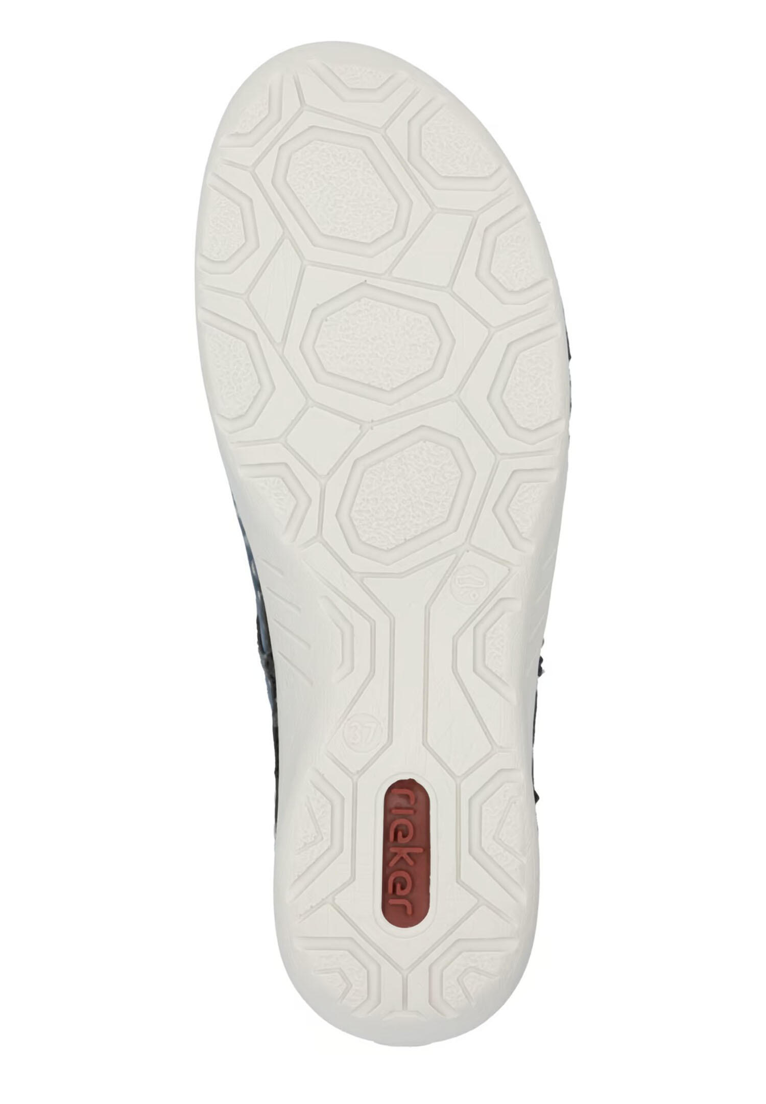 Rieker Damen Schnürschuhe Halbschuhe Businessschuhe Leder Schuhe 52528-14 Blau 6/6