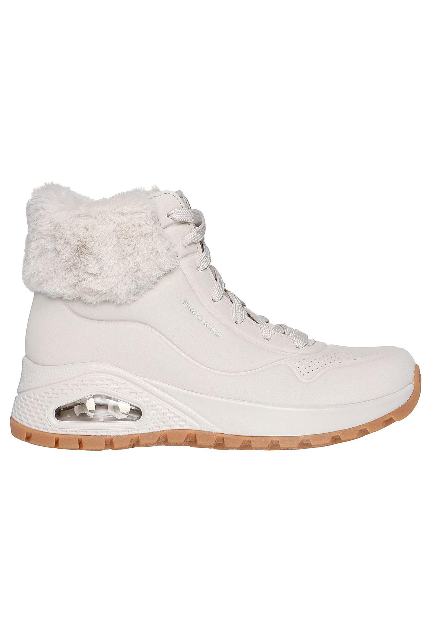 Skechers Damen UNO Fall Air Sneaker Winterstiefel 167274 OFWT weiss 6/7