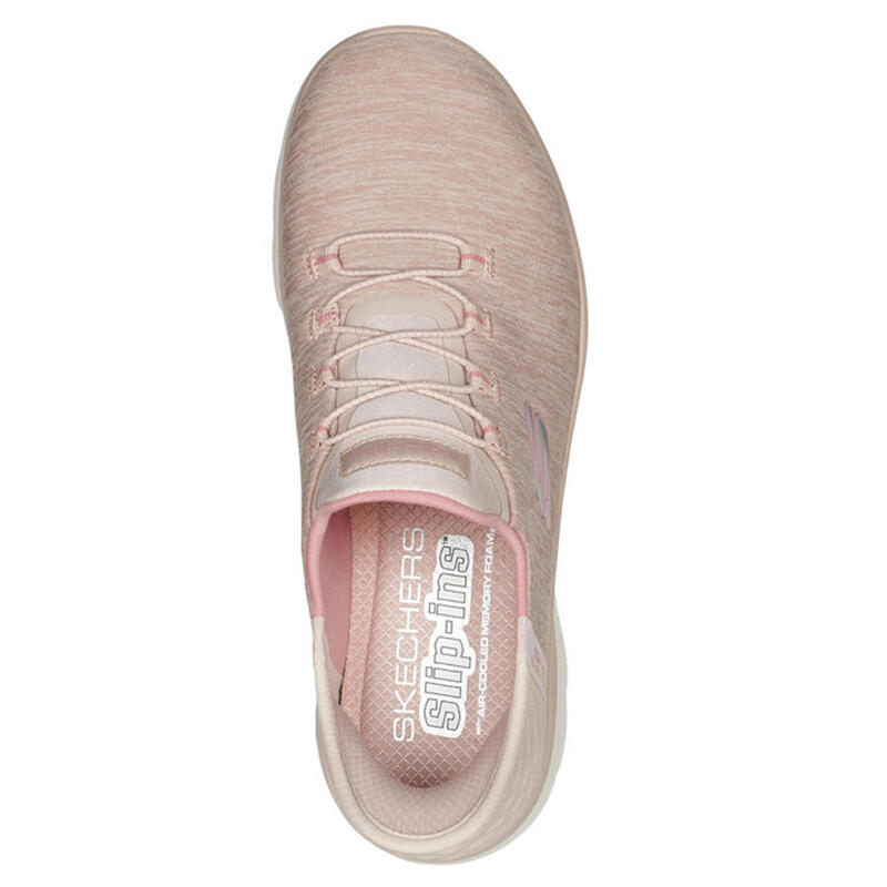 Pantofi Sport Skechers Model Slip-ins: Summits- Dazzling Haze Culoare Roz