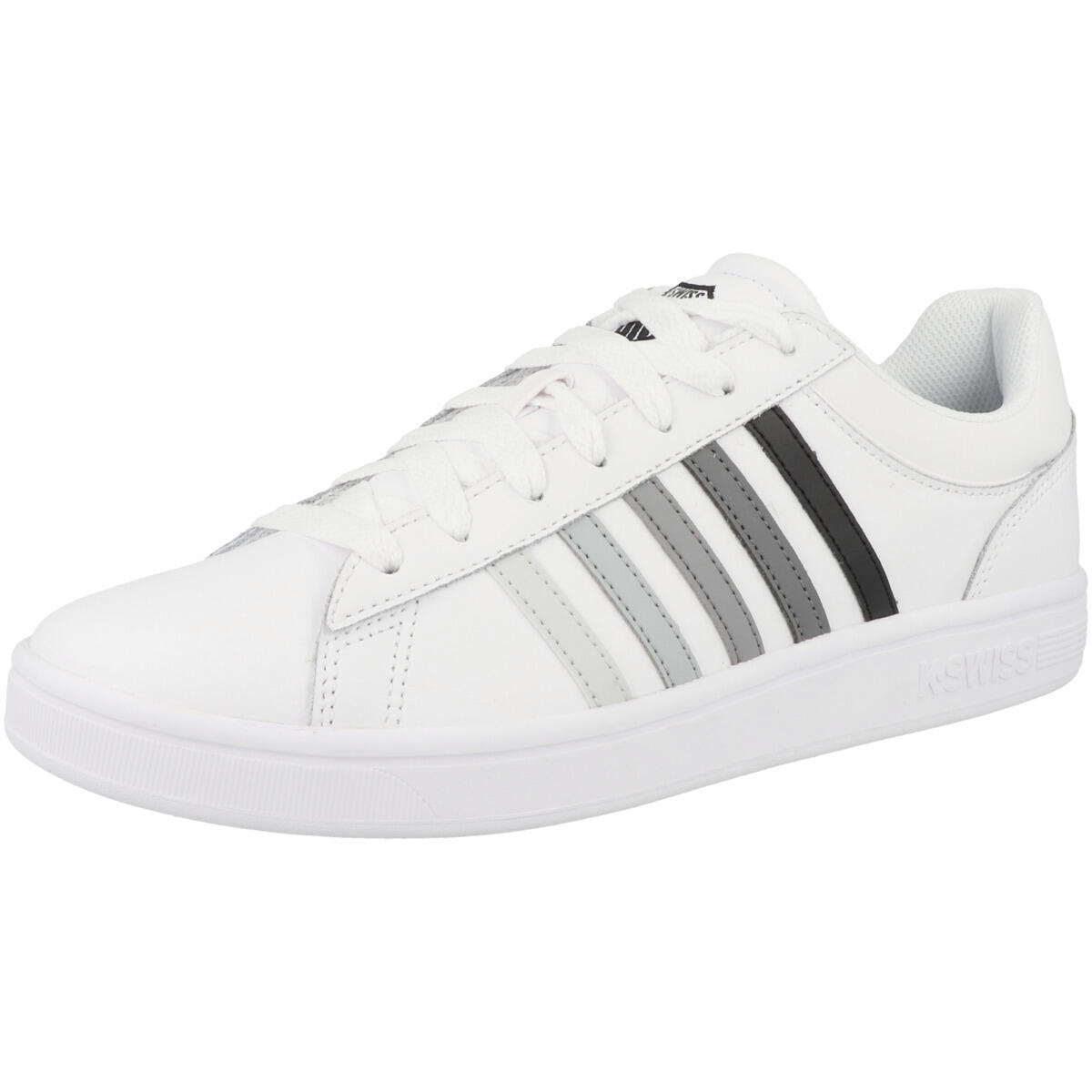 K-SWISS Court Winston Herren Sneaker Sportschuh 06154-131-M Weiß/Grau 4/7