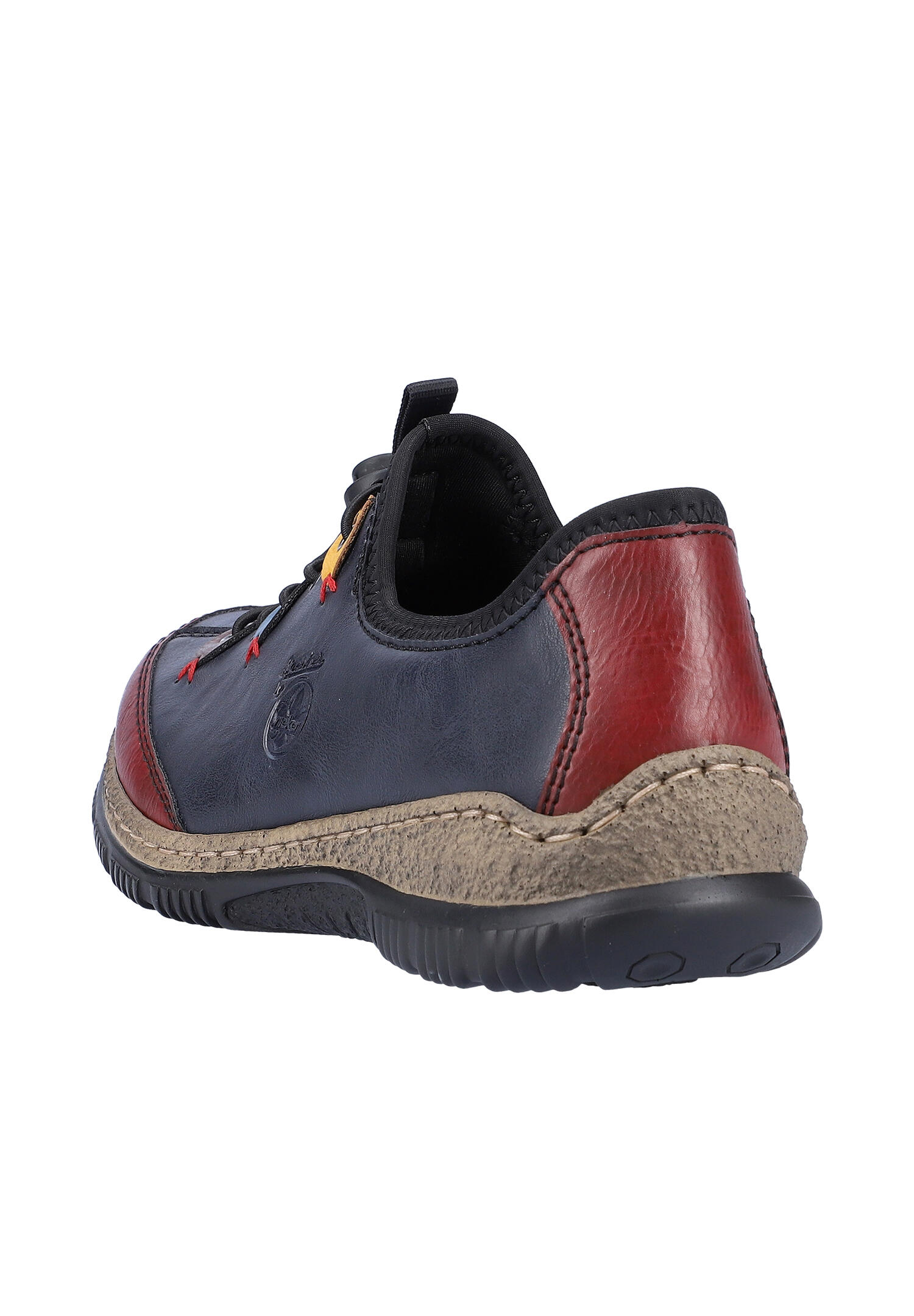 Rieker Damen Halbschuh Slipper Schuhe N3271-35 Blau Kombi 6/7