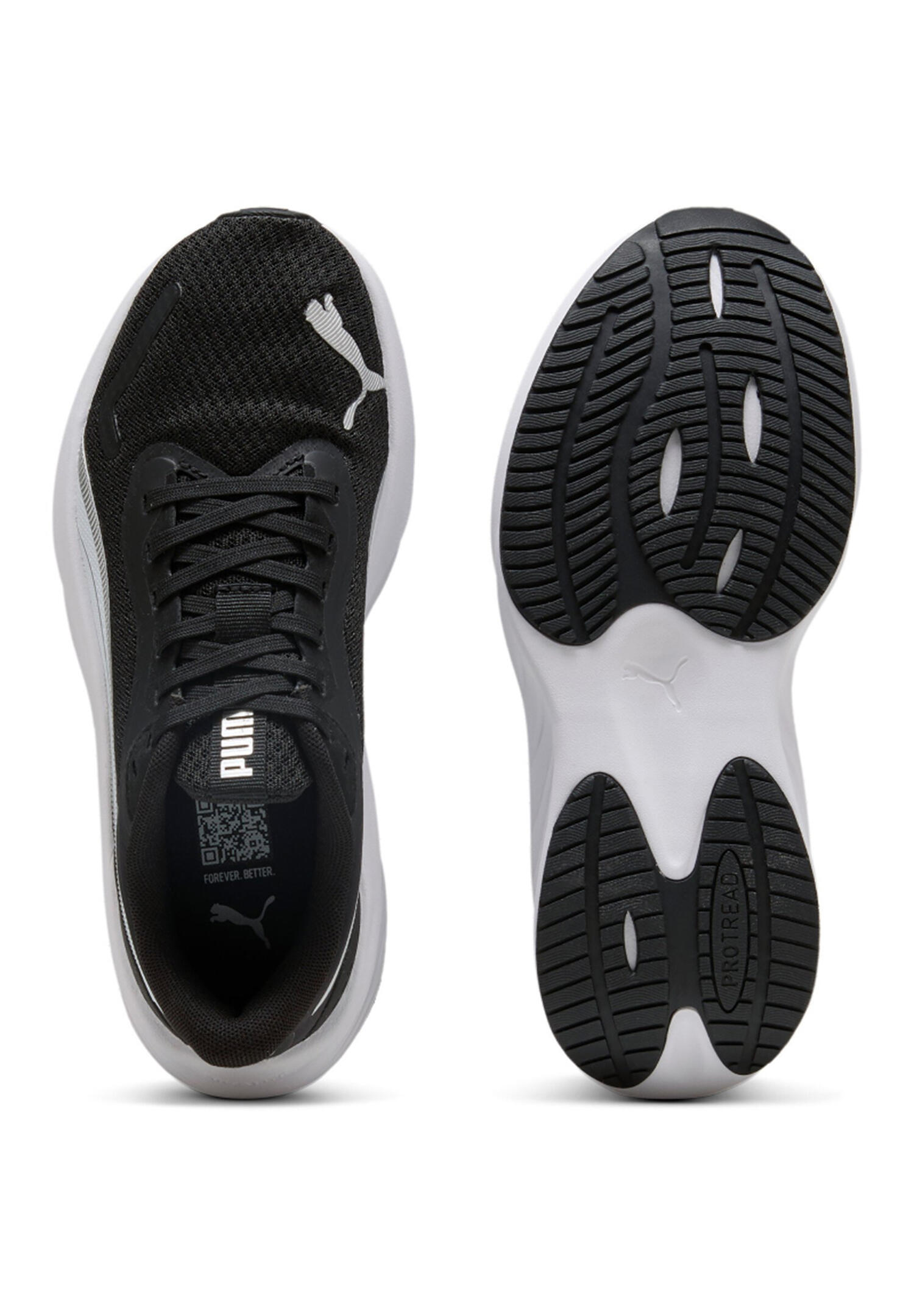 PUMA Pounce Lite  Jr kids indoor trainers 401512 01 Black-White 4/7
