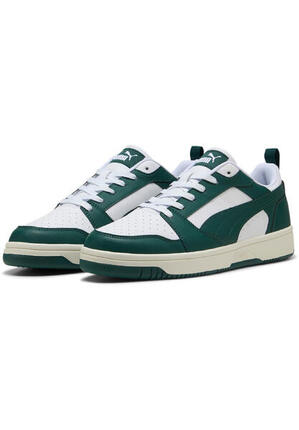 Puma Rebound v6 Low Herren Sneaker Sportschuh 3923288 43 weiss grün