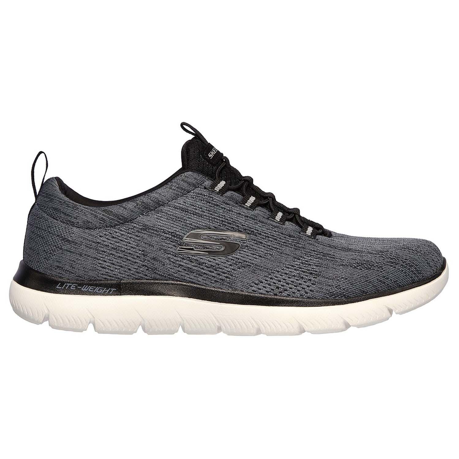 Skechers SPORT MENS SUMMITS LOUVIN Sneakers Herren Schwarz 5/6