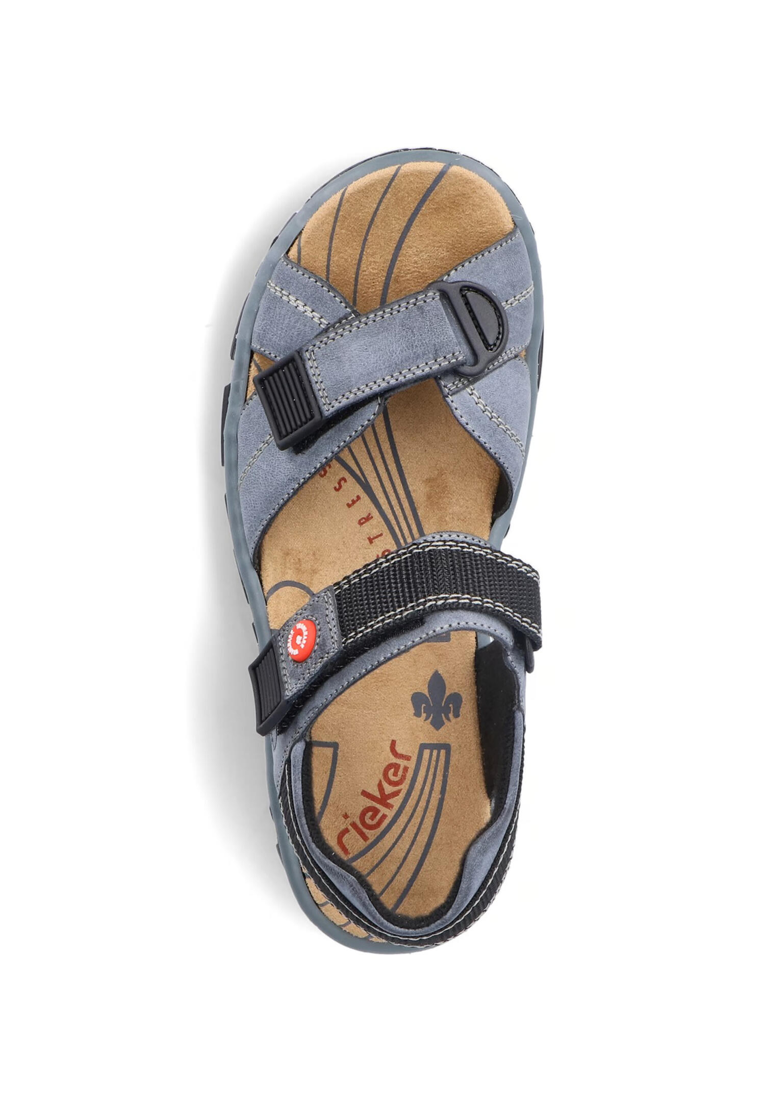 Rieker Damen Trekkingsandalen Blaugrau Sandalen 68851-14 Blaugrau 3/5