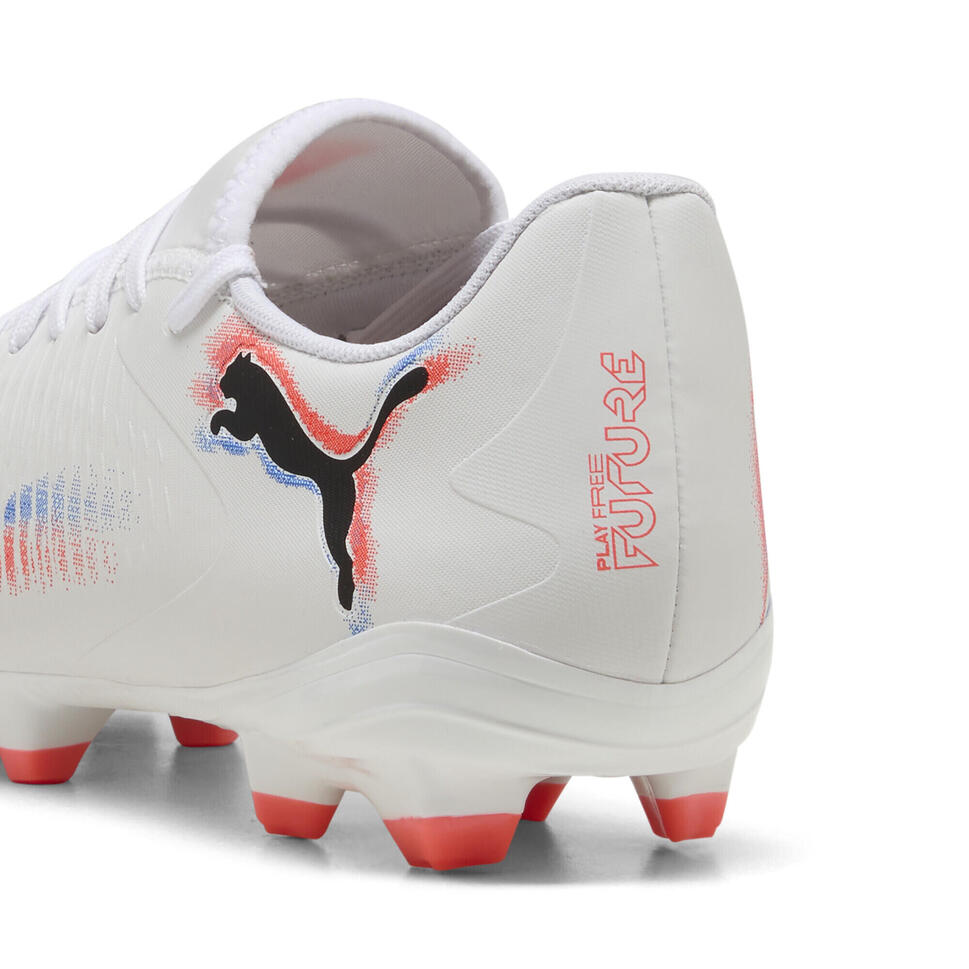Buty piłkarskie unisex FUTURE 8 PLAY FG/AG PUMA White Black Glowing Red