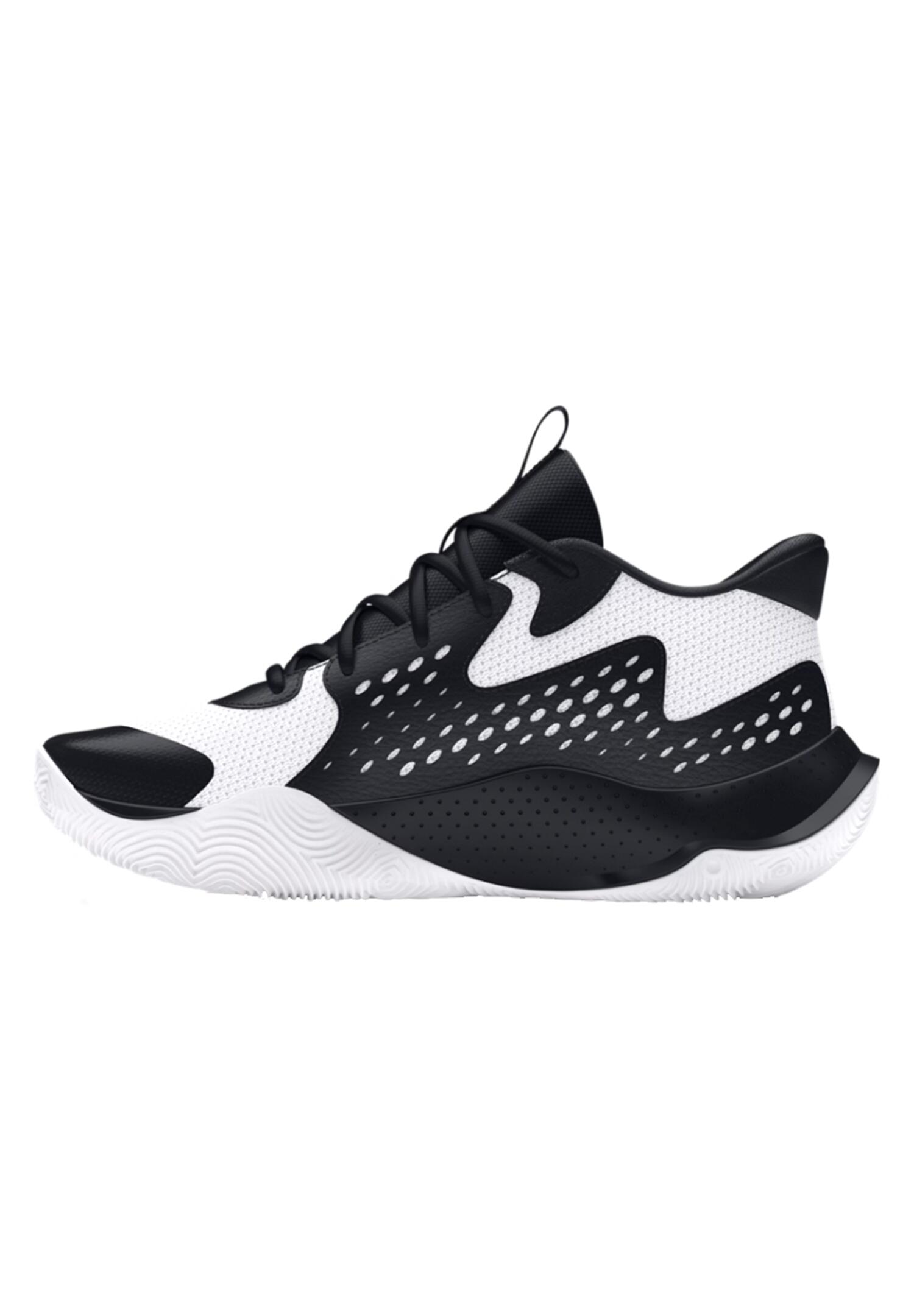 Under Armour UA JET 23 Basketballschuhe Unisex 3026634 006 schwarz/weiß 4/15
