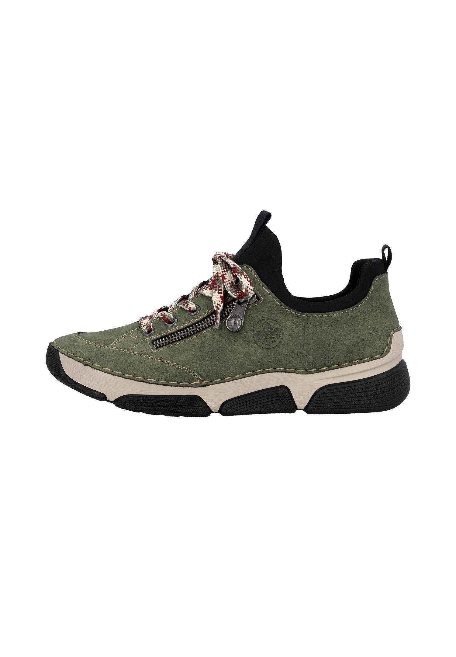 Rieker Damen Halbschuh Slipper Schuhe 45973-54 grün 3/6