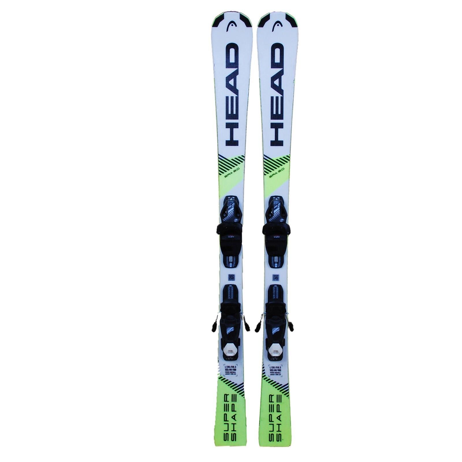 SECOND HAND - Sci Junior Usato Head Supershape Era 2.0 + Attacchi - BUONO 1/5