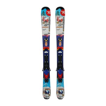 TWEEDEHANDS - Rossignol Robot Cars Junior Gebruikte Ski + Bindingen