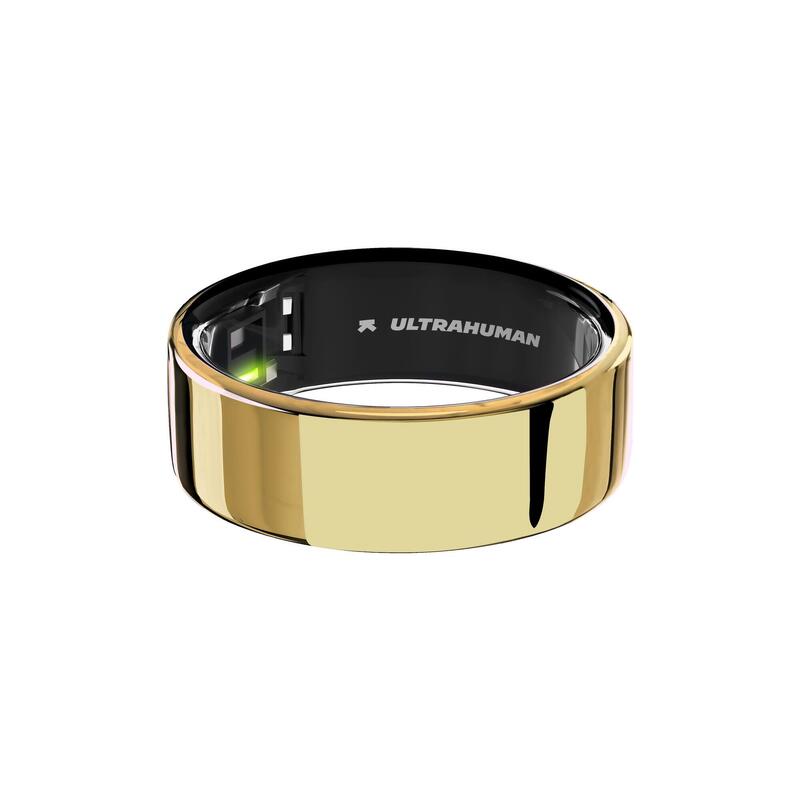 Smart ring Ultrahuman Ring Air inteligentny pierścień złoty Gold - rozmiar 8