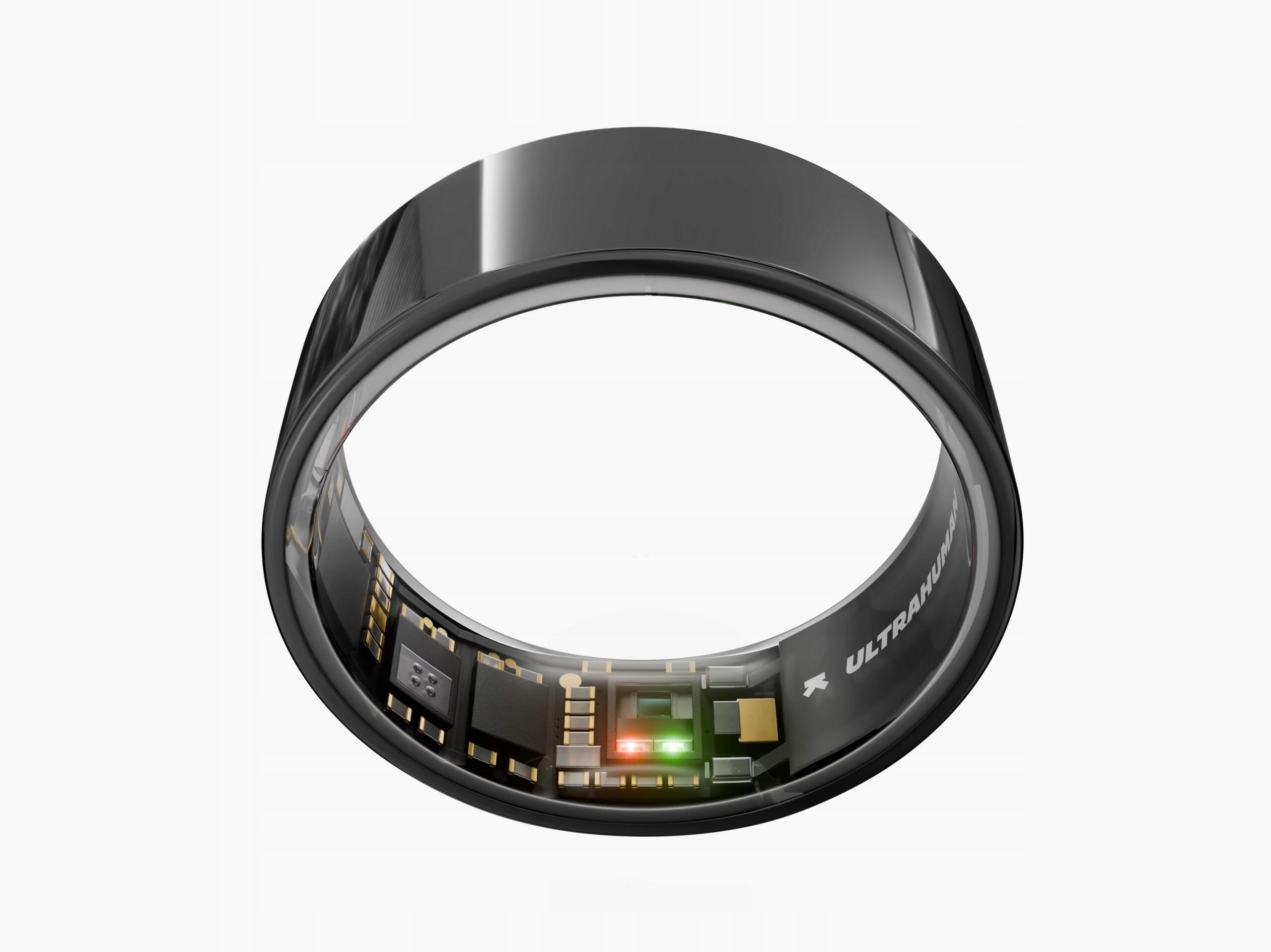 Ultrahuman Ring Air - smart ring inteligenta obrączka Aster Black - 11 4/7