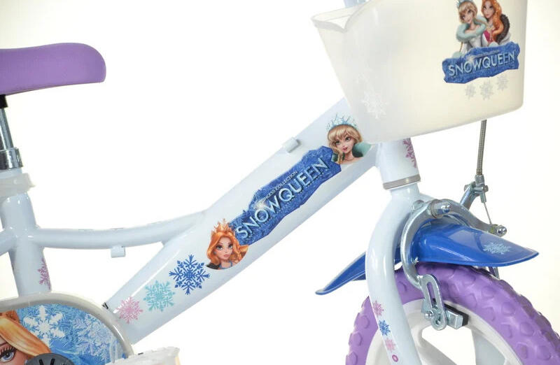 Bicicleta de Menina 12 polegadas Snow Queen 3 anos 5/6