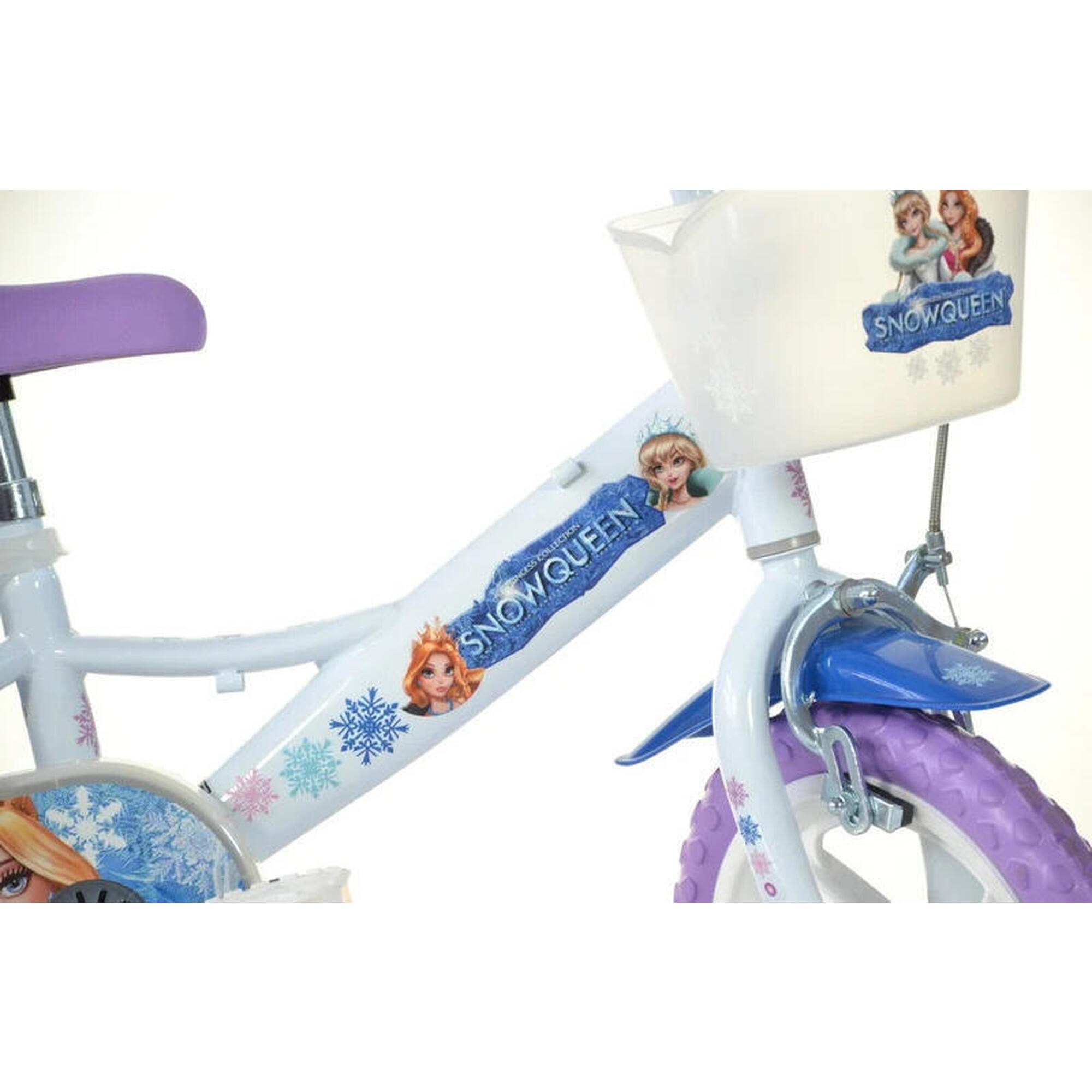 Dívčí kolo Dino bikes SNOW QUEEN 12"
