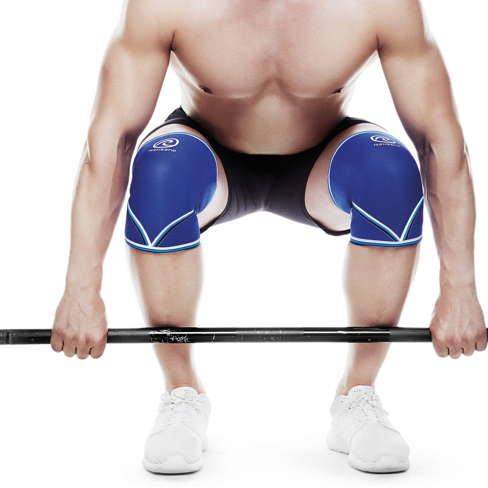Rehband RX Original V Knee Sleeve 7mm | Kniebandage Gewichtheben 3/4