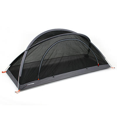 Selbsttragendes Lifesystems GeoNet Einpersonen-Moskitonetz, fein, schwarz