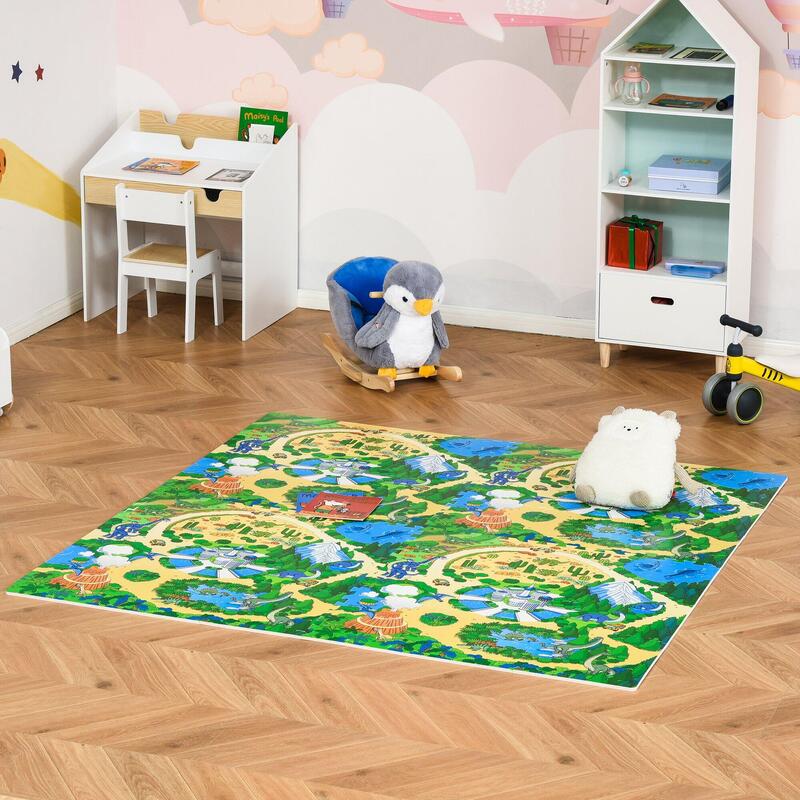 HomCom covor puzzle 36 bucati, pentru 3.24㎡, material EVA