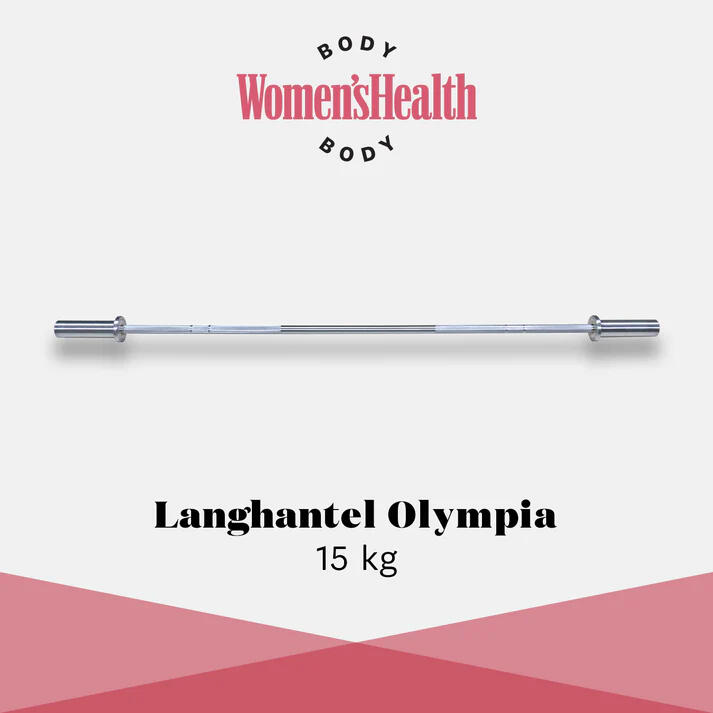 Bara olimpica, 50/51mm, 15 kg, crom, Lukadora