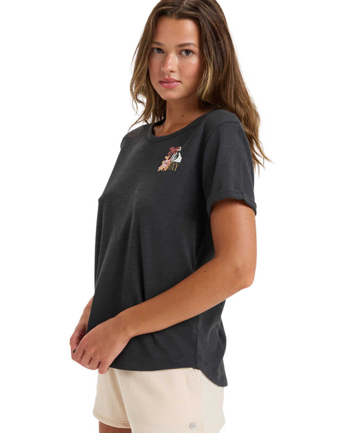 T-Shirt OCEANWAVE REGULAR Schwarz Dames 3/5