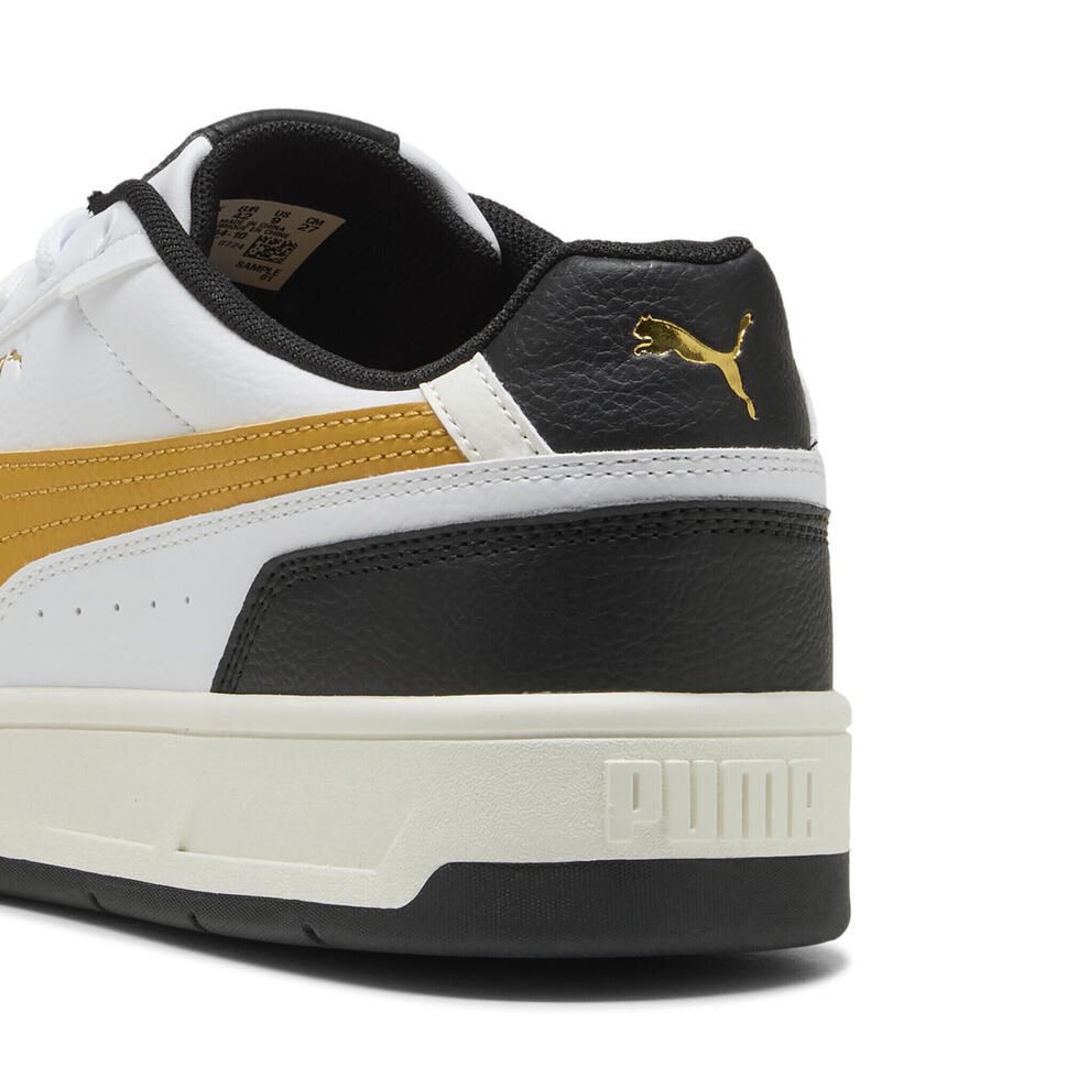 Sneakersy unisex Court Classico PUMA White Archive Gold Black Yellow