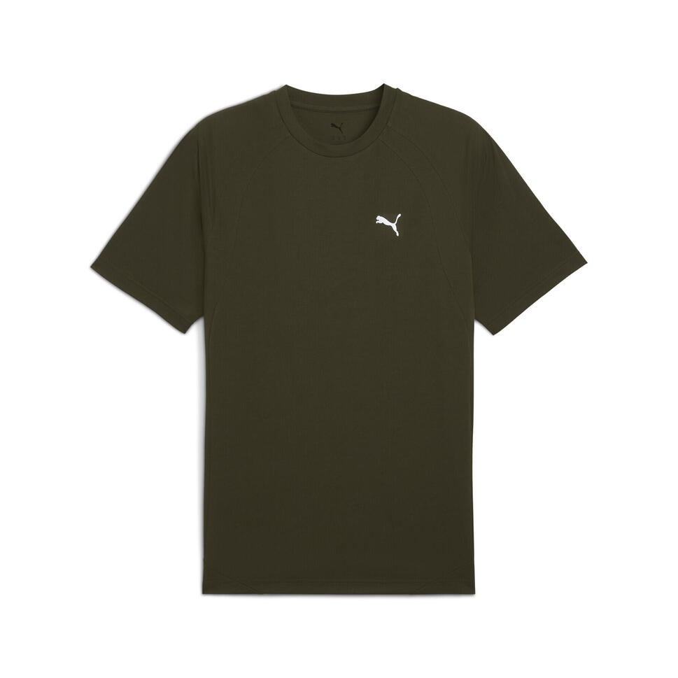 Męska koszulka Evostripe PUMA Dark Olive Green