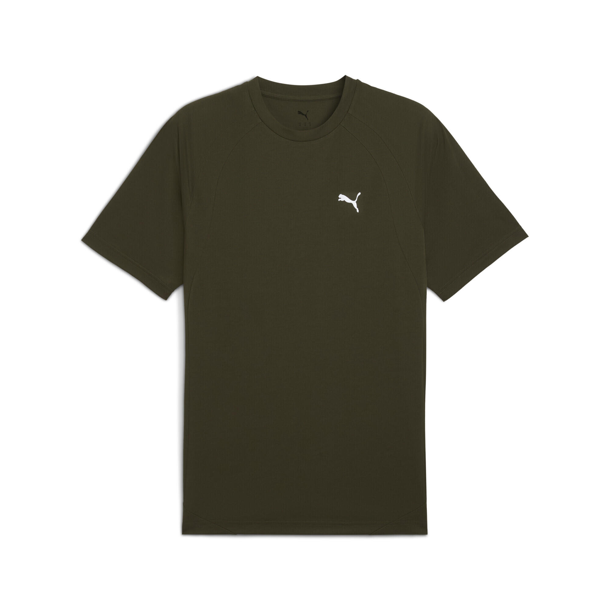 Męska koszulka Evostripe PUMA Dark Olive Green