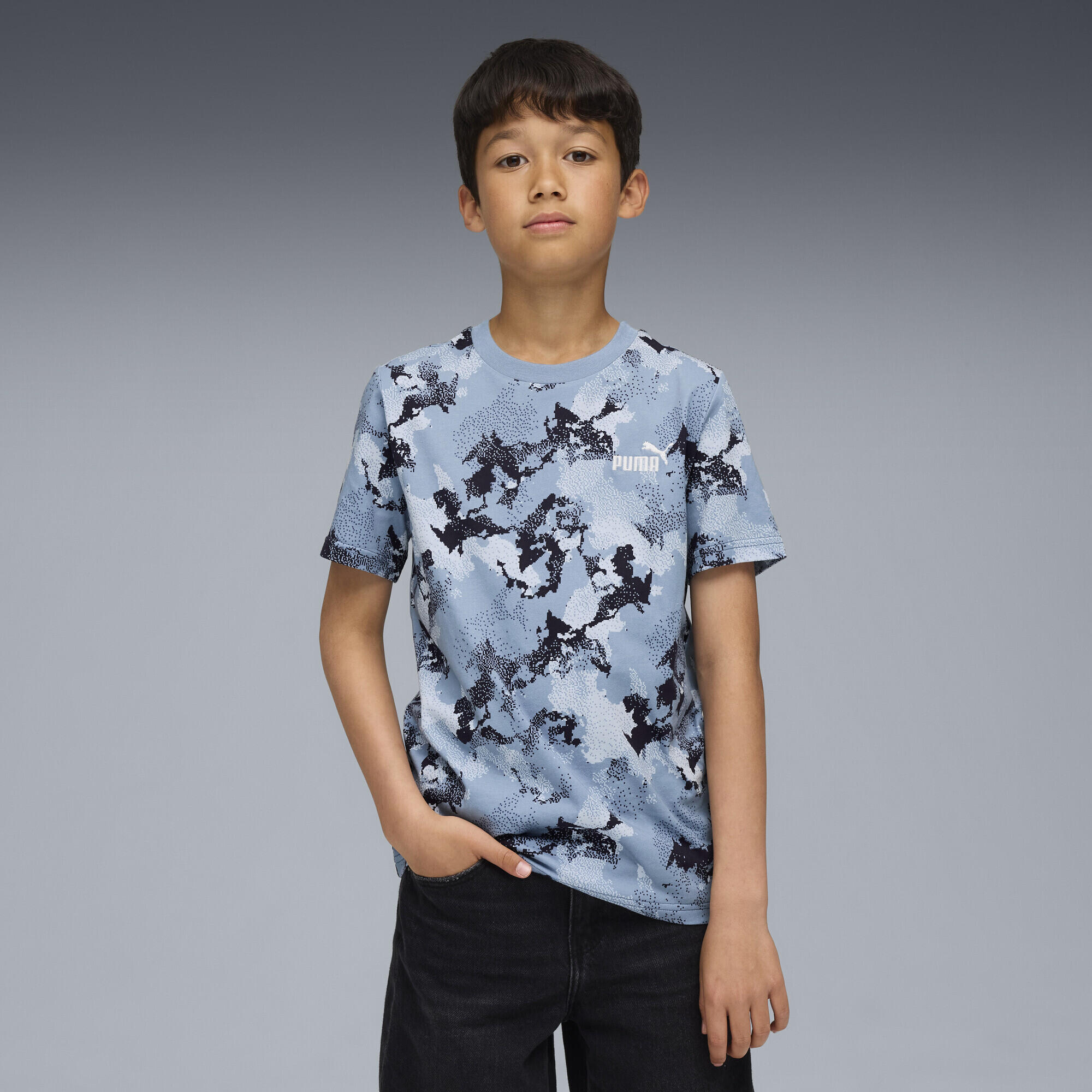 T-shirt à motif camouflage intégral Essentials Enfant et Adolescent PUMA 2/7