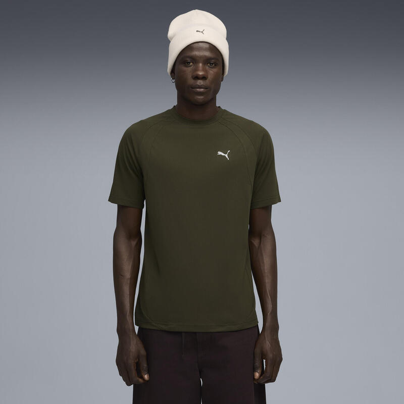 Tricou barbati Puma Evostripe Tee, Verde