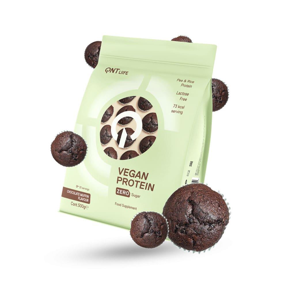 Qnt - Protéines Végétales - Vegan Protein - Chocolat Muffin 500g - Whey Protéine - 0,5 Kg - Decathlon