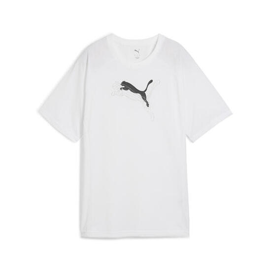 Evostripe Relaxed Graphic T-Shirt Damen PUMA White