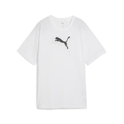 Evostripe relaxed graphic t-shirt voor dames puma white