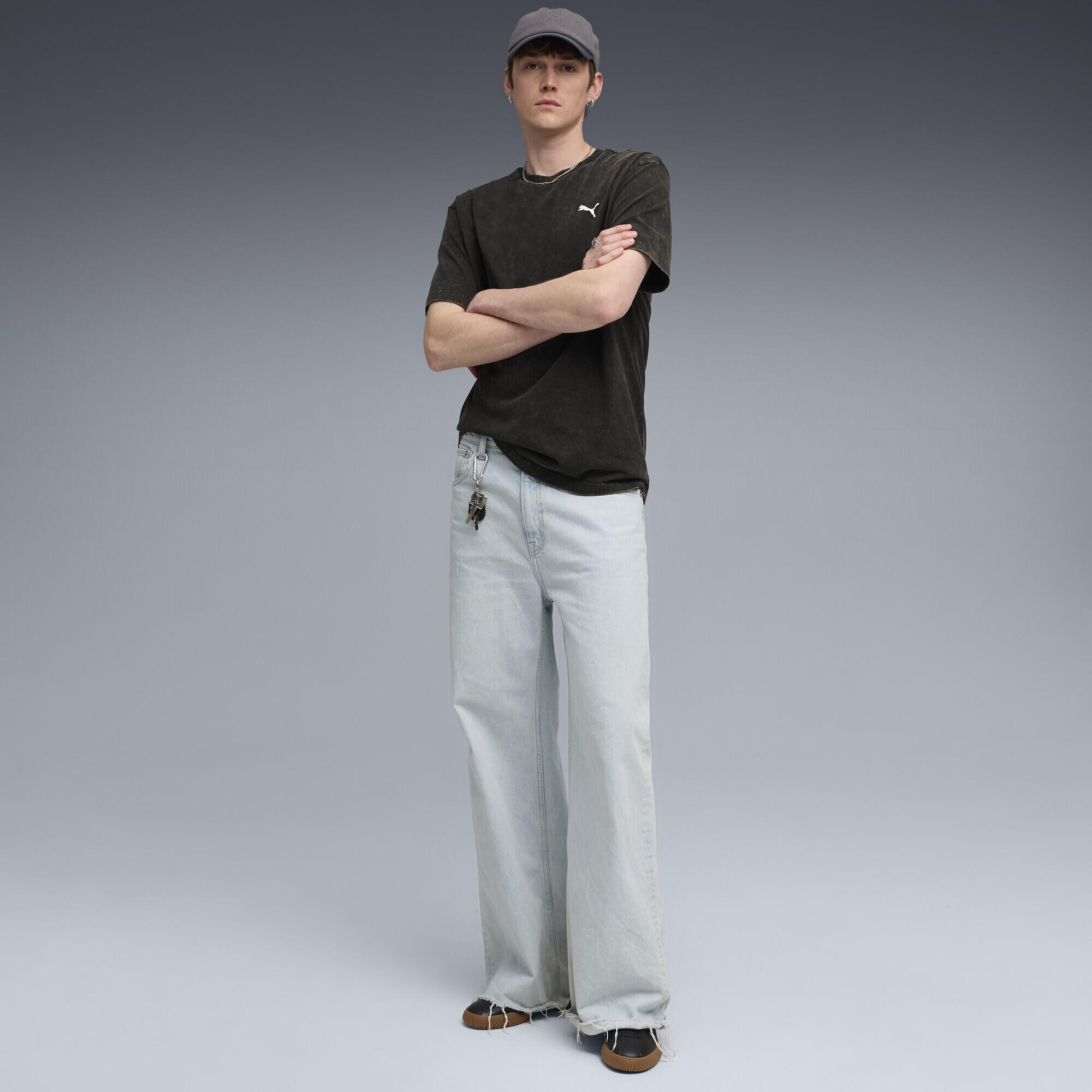 Essentials Elevated Relaxed Wash T-Shirt Herren PUMA 7/7