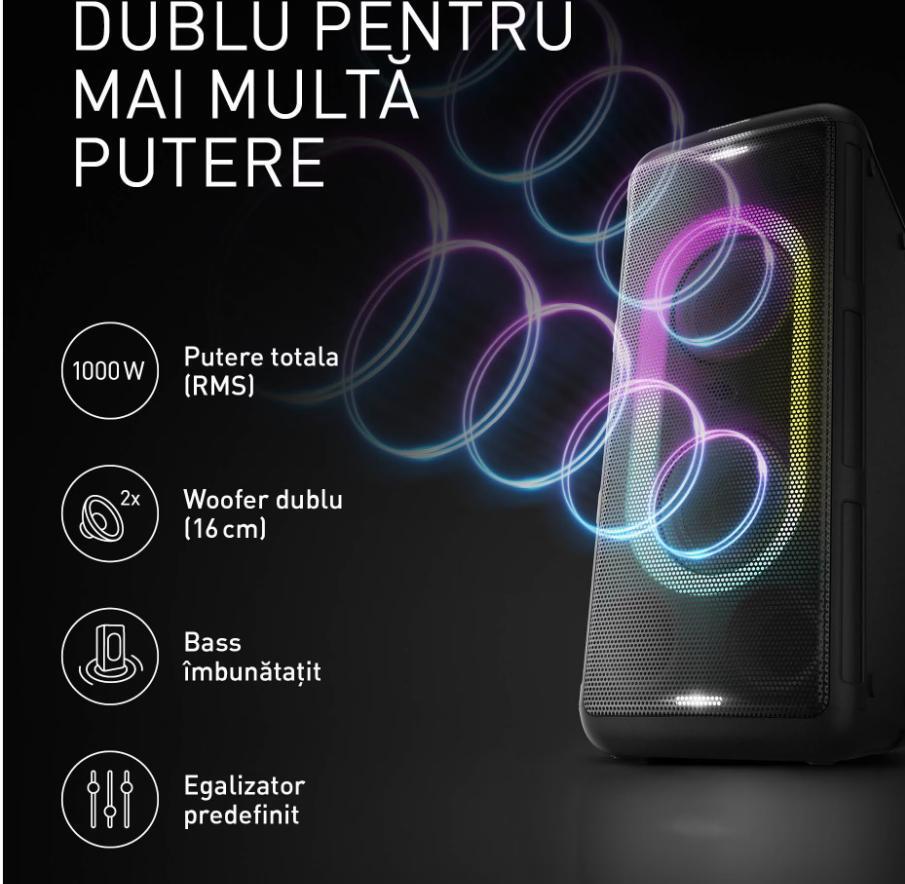 Haut-parleurs bluetooth Panasonic SCTMAX45EK Noir 4/6