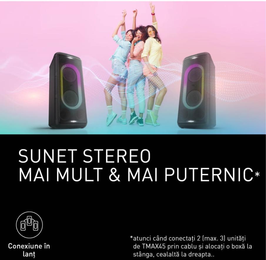 Haut-parleurs bluetooth Panasonic SCTMAX45EK Noir 6/6