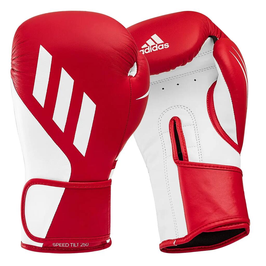 Boxing Gloves Speed Tilt 250 16 oz Red/white Boxen Unisex