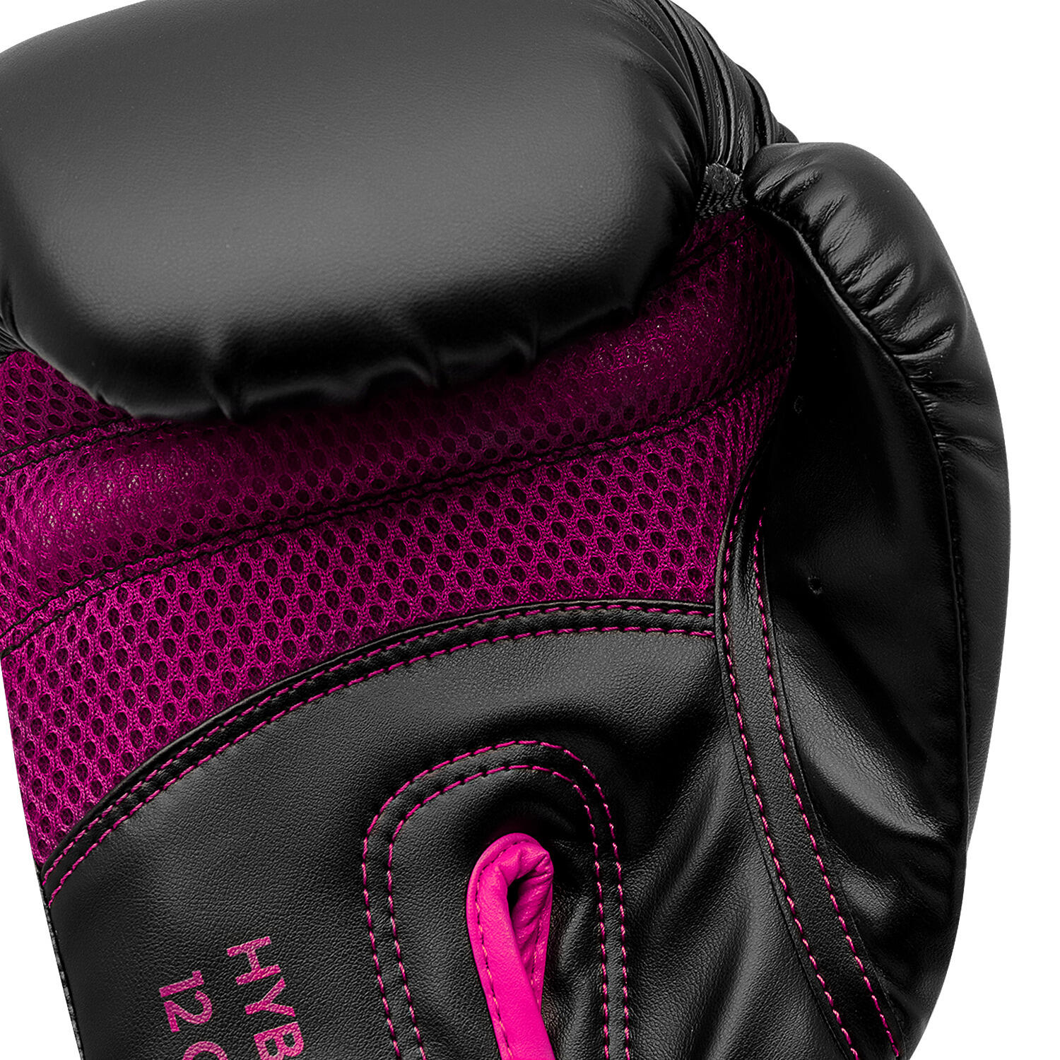 Guantoni da boxe Hybrid 80 10 oz. Schwarz-Pink Boxen Unisex Schwarz 4/6