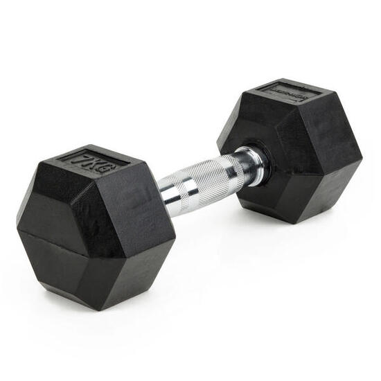 Kurzhantel Gummi Hex 27,5 kg Gewichtheben Unisex