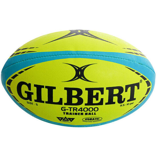Ballon de rugby Gilbert G-TR4000 Trainer Fluo (taille 4)