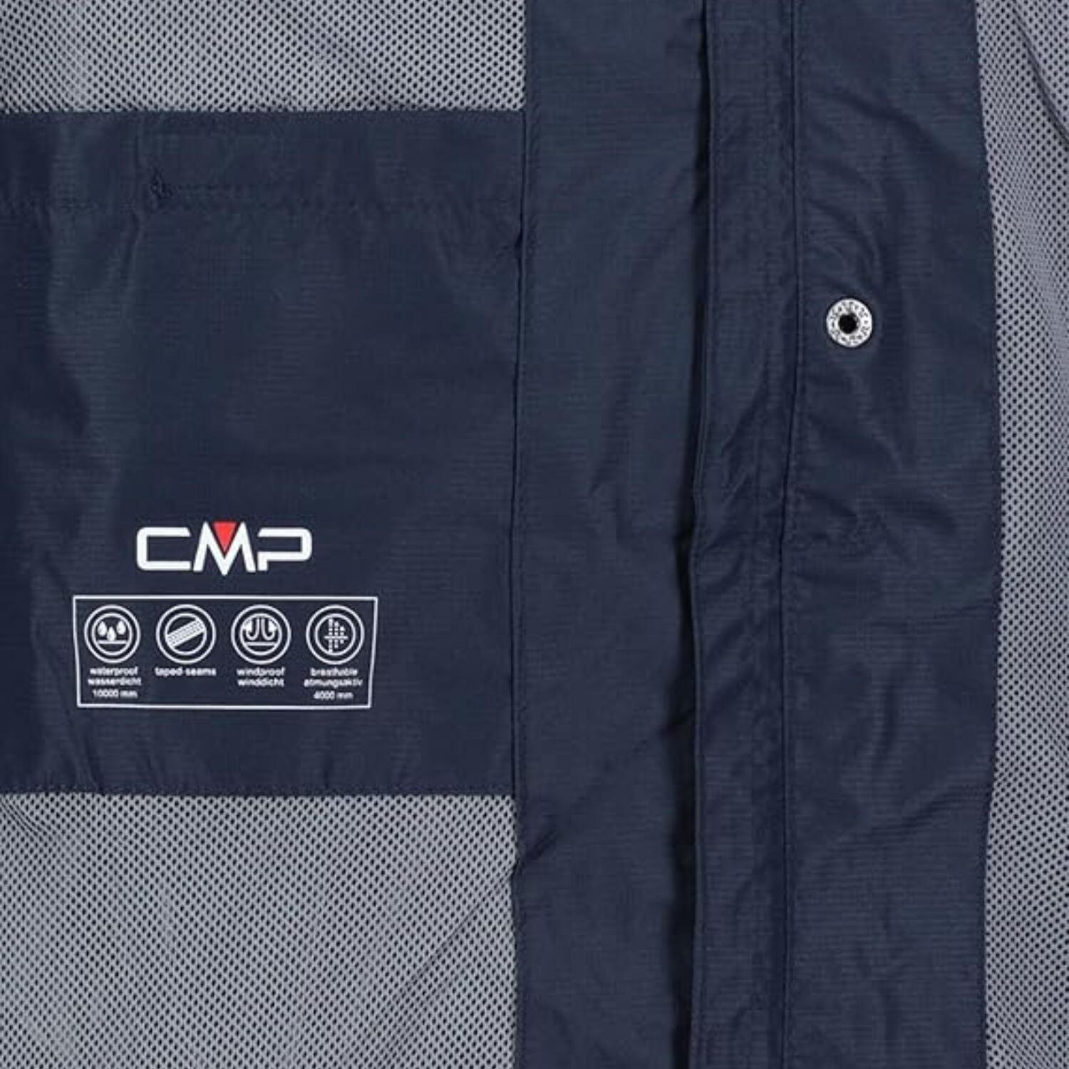 CMP Herren Regenjacke Man Jacket Buttons Hood 39X7367 5/5