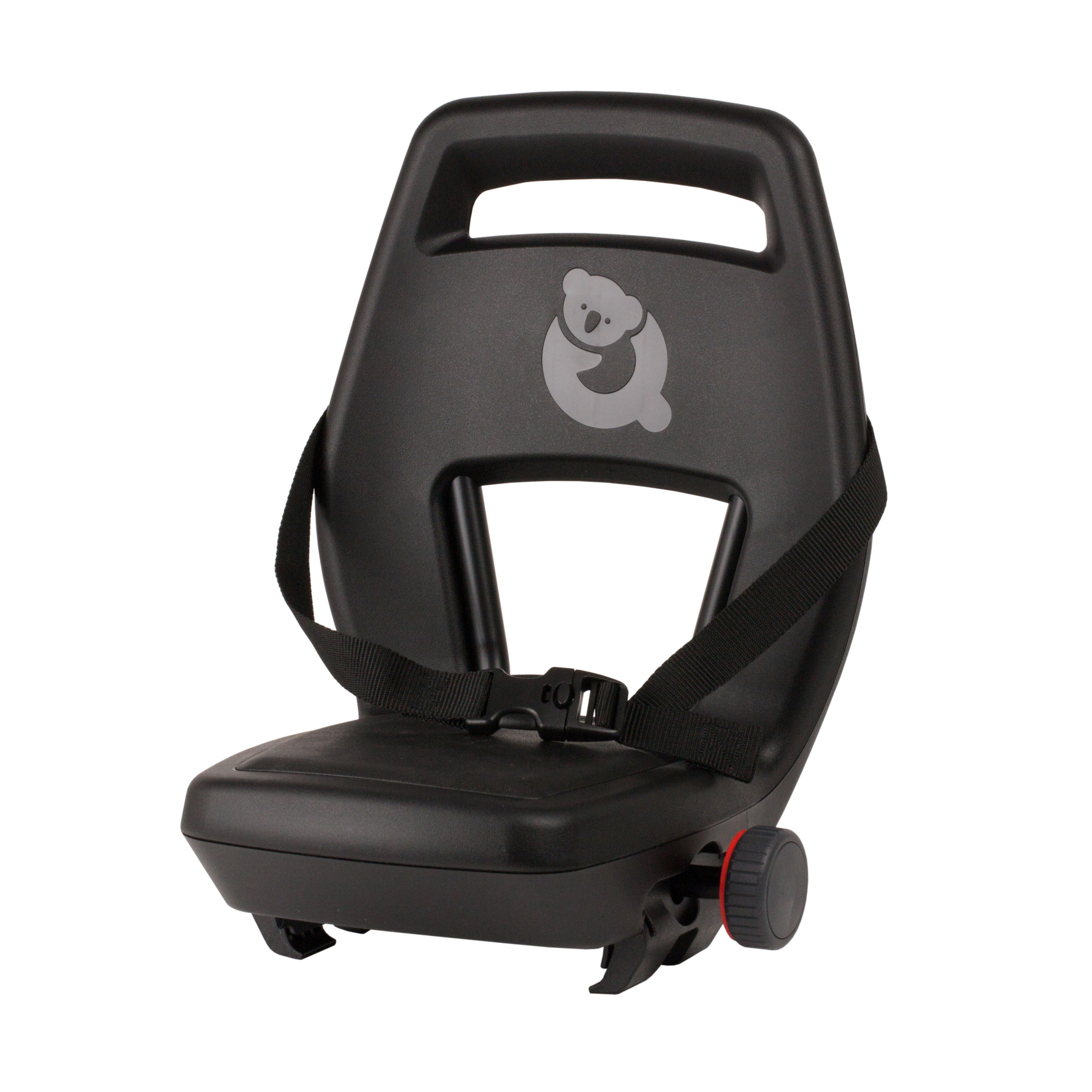 Qibbel - Porte-bébé Qibbel Junior 6+ (fixation Porte-bagages) Noir - Siège Vélo Enfant - Noir - No Size - Decathlon