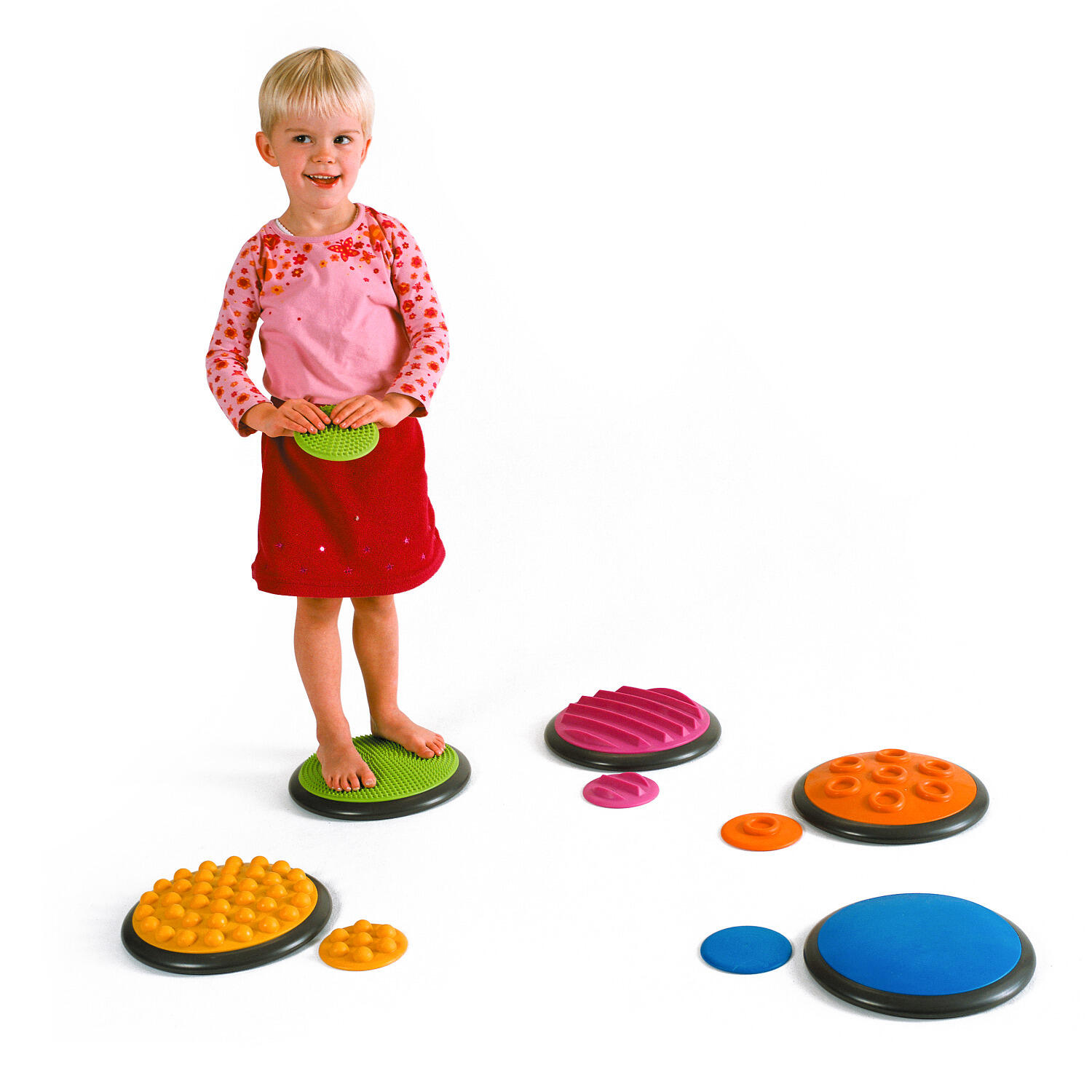 Tastspiel 1 von 5 großen Platten + 5 kleinen Platten für Kinder Sporti 2/7