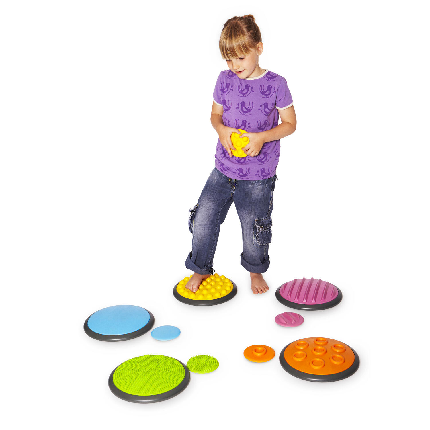 Taktile Scheiben-Set Set 2 Kinderturnen Unisex 2/6