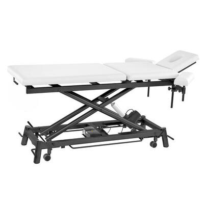 Elektrische Therapieliege Ecofresh 3.0. 80 cm. 3-teilig Weiß Anthrazit