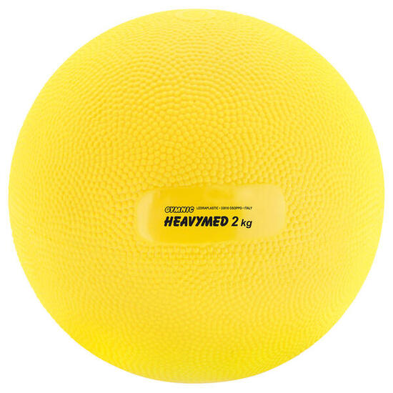 Medizinball Heavymed 1 kg Rot 12 cm Gymnastik Unisex Rot