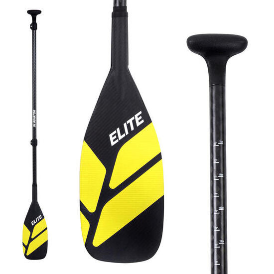 Gladiator SUP Carbon-Paddel Elite, Gelb
