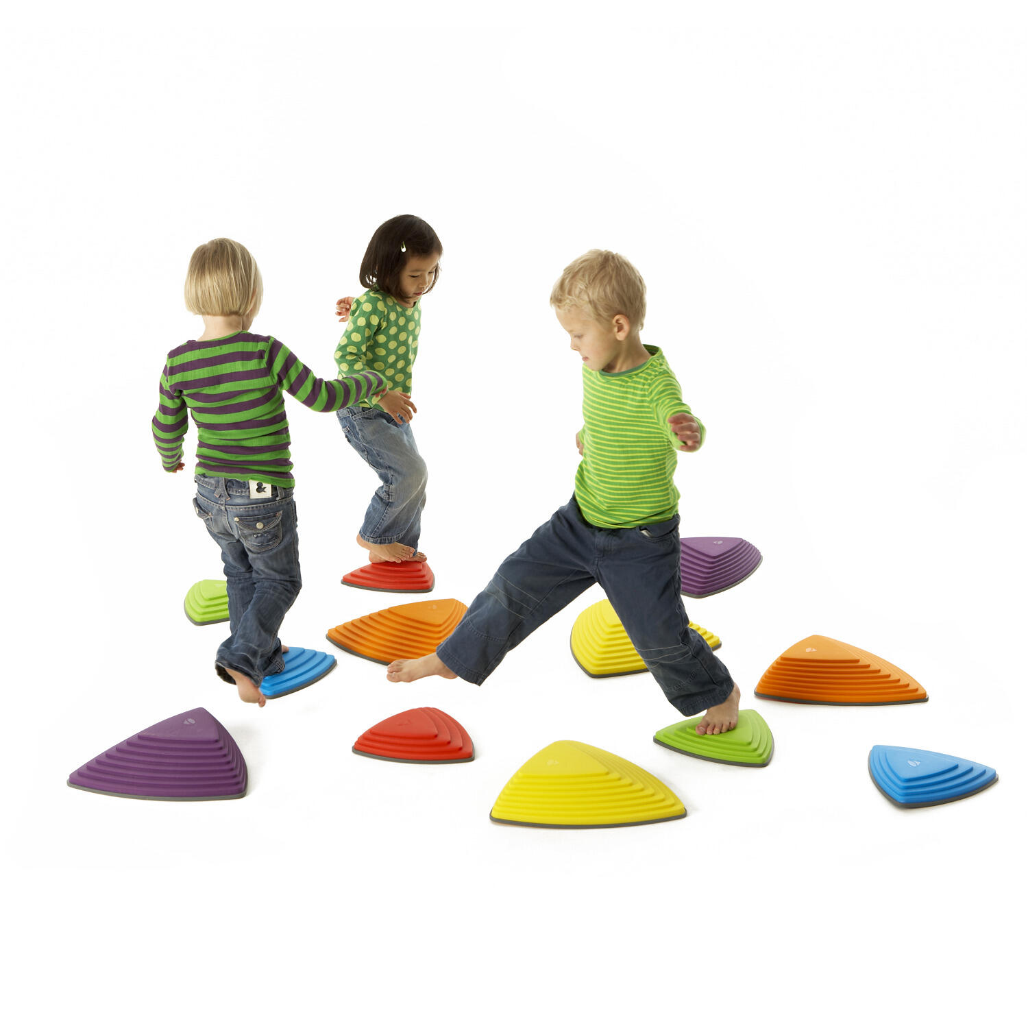 Balanciersteine-Set Fluss-Steine Bunt Gesundheitssport Unisex 2/7